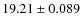 $19.21\pm0.089$