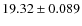 $19.32\pm0.089$