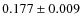 $0.177\pm0.009$