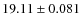 $19.11\pm0.081$
