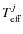 $T_{{\rm eff}}^{j}$