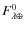 $F^{0}_{\lambda \oplus}$