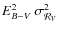 $E_{B-V}^{2} ~
\sigma^{2}_{\mathcal{R}_{V}}$