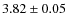 $3.82\pm0.05$