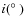 $i (\hbox{$^\circ$ })$
