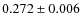 $0.272\pm0.006$