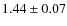 $1.44\pm 0.07$