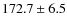 $172.7\pm 6.5$
