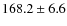 $168.2\pm6.6$