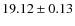 $19.12\pm 0.13$