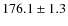 $176.1\pm1.3$