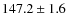 $147.2\pm1.6$