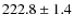 $222.8\pm1.4$