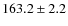 $163.2\pm2.2$