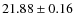 $21.88\pm0.16$