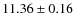 $11.36\pm0.16$