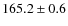 $165.2\pm0.6$