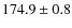 $174.9\pm0.8$