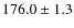 $176.0\pm1.3$