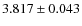 $3.817\pm0.043$