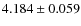 $4.184\pm0.059$