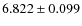 $6.822\pm0.099$
