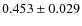 $0.453\pm0.029$