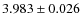 $3.983\pm0.026$
