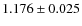 $1.176\pm0.025$