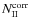 $N_{\rm II}^{\rm corr}$