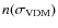 $n(\sigma_{\rm VDM})$