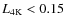$L_{\rm 4K}<0.15$
