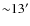 ${\sim}13'$