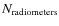 $N_{\rm radiometers}$