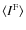 $\langle I^{\rm F} \rangle$