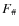 $F_\char93 $