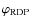 $\varphi_{\rm RDP}$