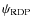 $\psi_{\rm RDP}$