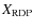 $X_{\rm RDP}$