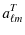 $\displaystyle a_{\ell m}^T$