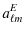 $\displaystyle a_{\ell m}^E$