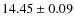 $14.45 \pm 0.09$