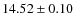 $14.52 \pm 0.10$