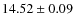 $14.52 \pm 0.09$