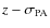 $z-\sigma_{\rm PA}$