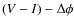 $(V-I)-\Delta \phi$