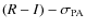 $(R-I)-\sigma_{\rm PA}$