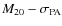 $M_{20}-\sigma_{\rm PA}$