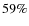 $59\%$