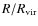 $R/R_{\rm vir}$